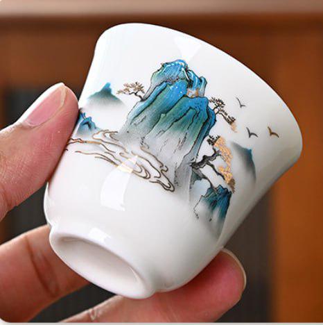 Набор для чайной церемонии Тысяча миль рек и гор на 4 персоны 8 предметов (30589715) - фото 6 Набор для чайной церемонии Тысяча миль рек и гор на 4 персоны 8 предметов (30589715) - фото 6