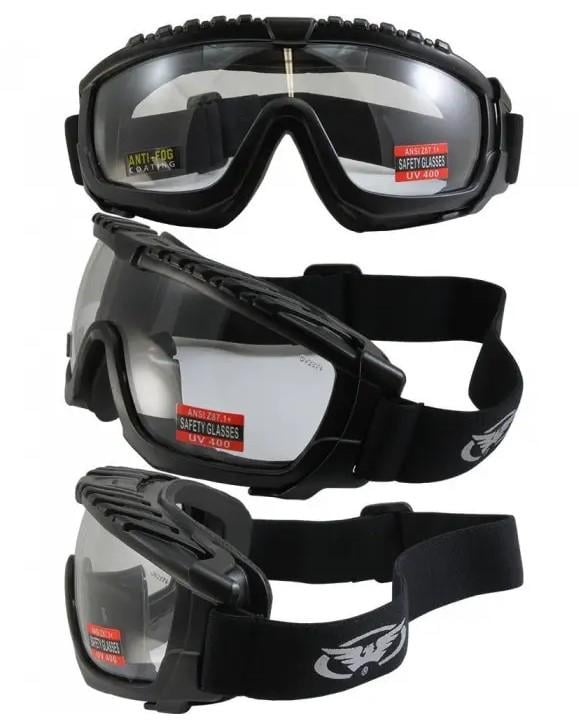 Окуляри захисні Global Vision Ballistech-1 Anti-Fog із ущільнювачем Сірий - фото 4