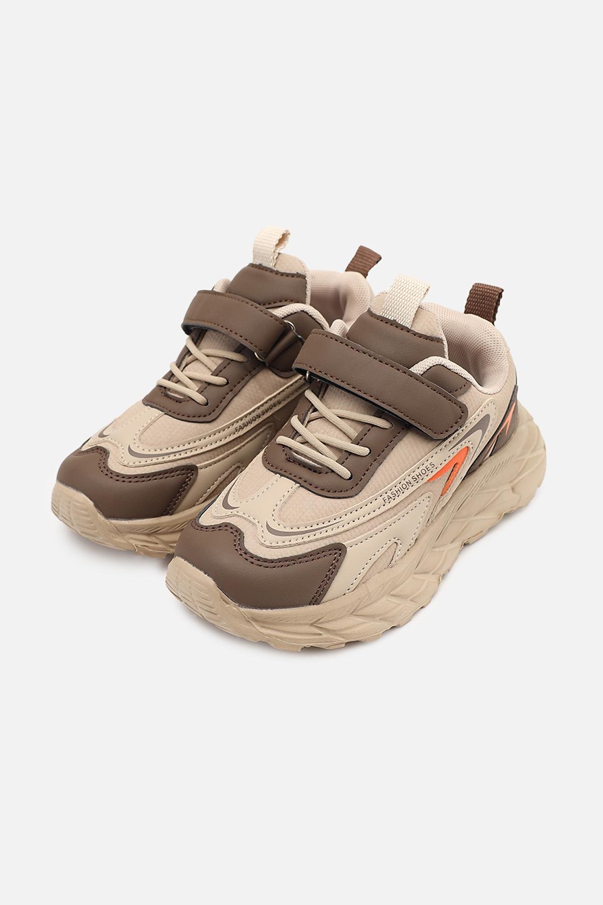 Кроссовки для девочки ЦБ-00273829 на плоской подошве р. 34 Коричневый (SKT001056345) - фото 6 Кроссовки для девочки ЦБ-00273829 на плоской подошве р. 34 Коричневый (SKT001056345) - фото 6