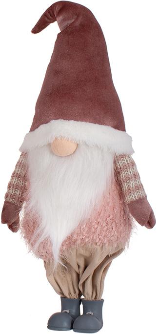 Мягкая игрушка Друг-Гном 19х13х53 см Розовый/Коричневый (BD-877-291-G)