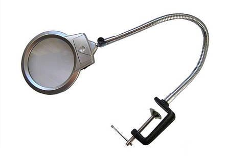 Настольная лупа Magnifier 15124-С на струбцине 130 мм 2x с подсветкой (10966616) Настольная лупа Magnifier 15124-С на струбцине 130 мм 2x с подсветкой (10966616)