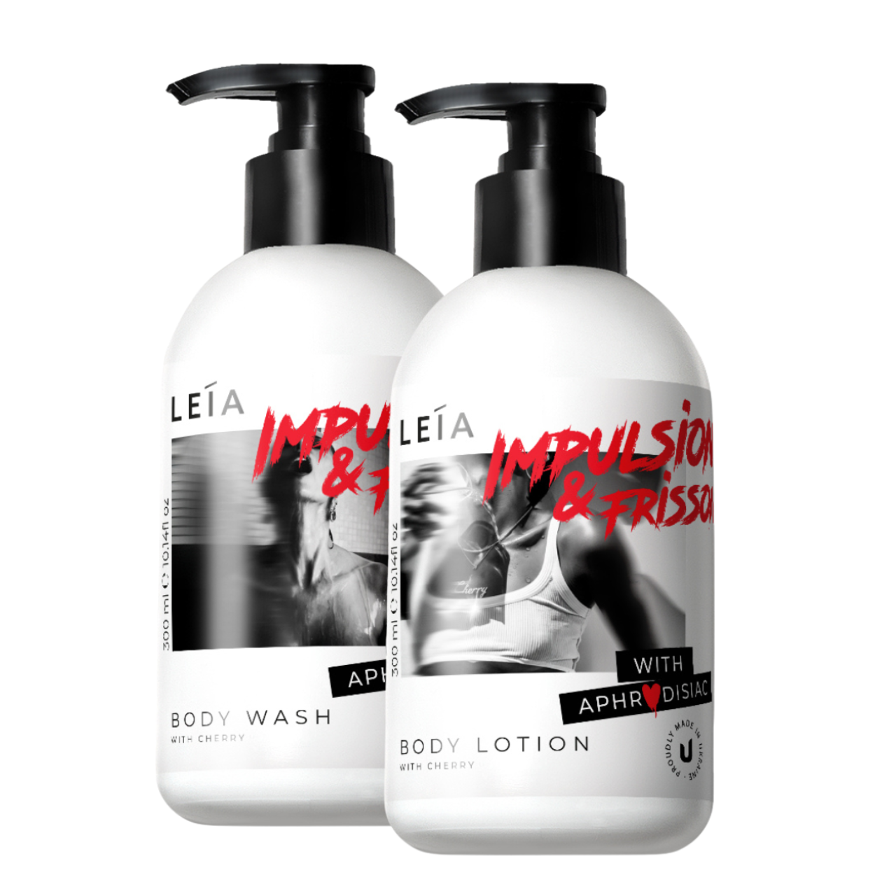 Набір догляду за тілом Leia SET 9 гель 300 мл/лосьйон 300 мл