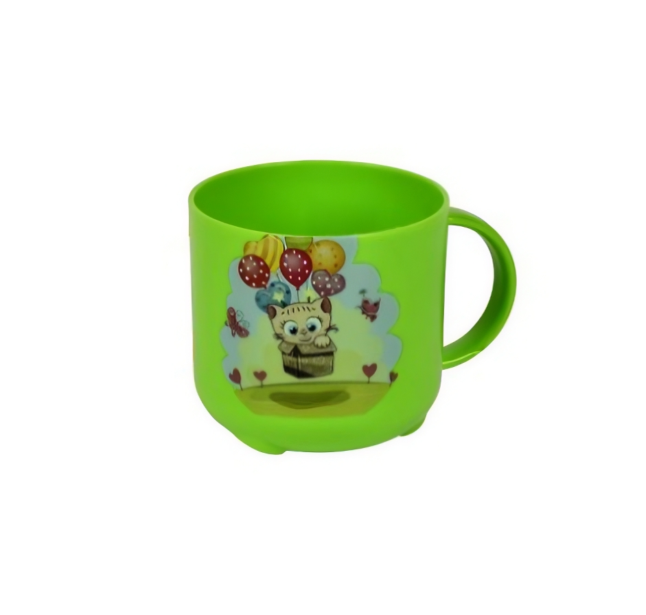 Чашка детская Stenson PB-161 Kindergarten 370 мл Зеленый (32163554) Чашка детская Stenson PB-161 Kindergarten 370 мл Зеленый (32163554)
