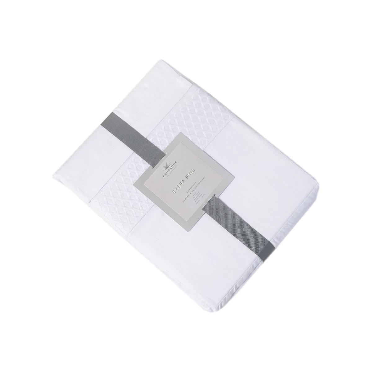 Підковдра з наволочками Penelope Regina 240x220/50x70 см 2 шт. White (svt-2000022346733) - фото 5 Підковдра з наволочками Penelope Regina 240x220/50x70 см 2 шт. White (svt-2000022346733) - фото 5