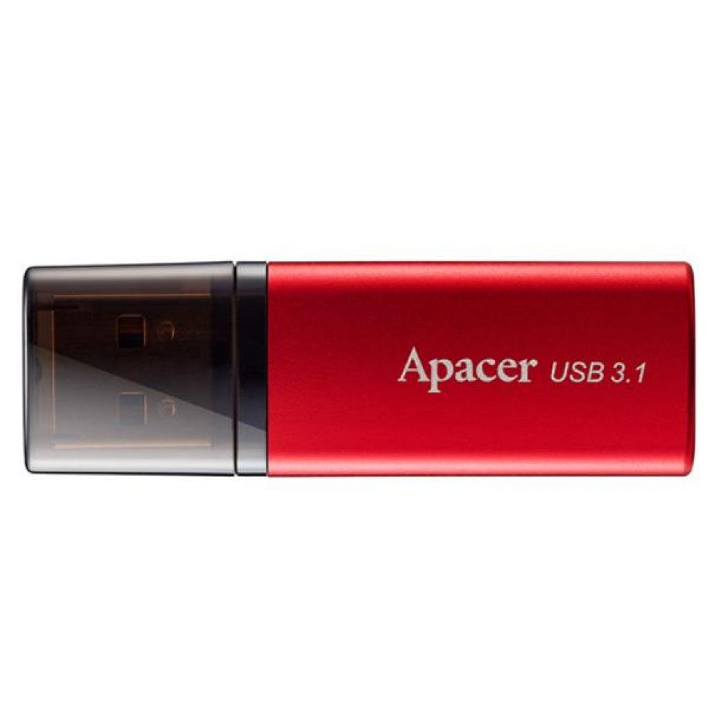 Флеш накопичувач USB Apacer AH25B Red USB 3.1 Gen1 32GB (AP32GAH25BR-1)