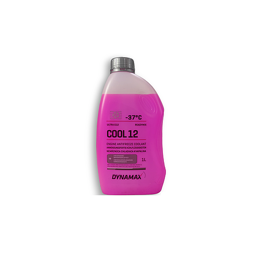 Антифриз DYNAMAX COOL ULTRA G12 -37 °C 1 л Червоний Антифриз DYNAMAX COOL ULTRA G12 -37 °C 1 л Червоний