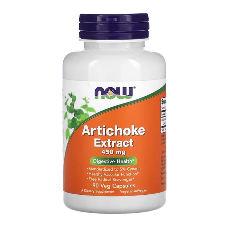 Экстракт Артишока NOW Artichoke Extract 450 мг 90 капс. (11743-01) Экстракт Артишока NOW Artichoke Extract 450 мг 90 капс. (11743-01)