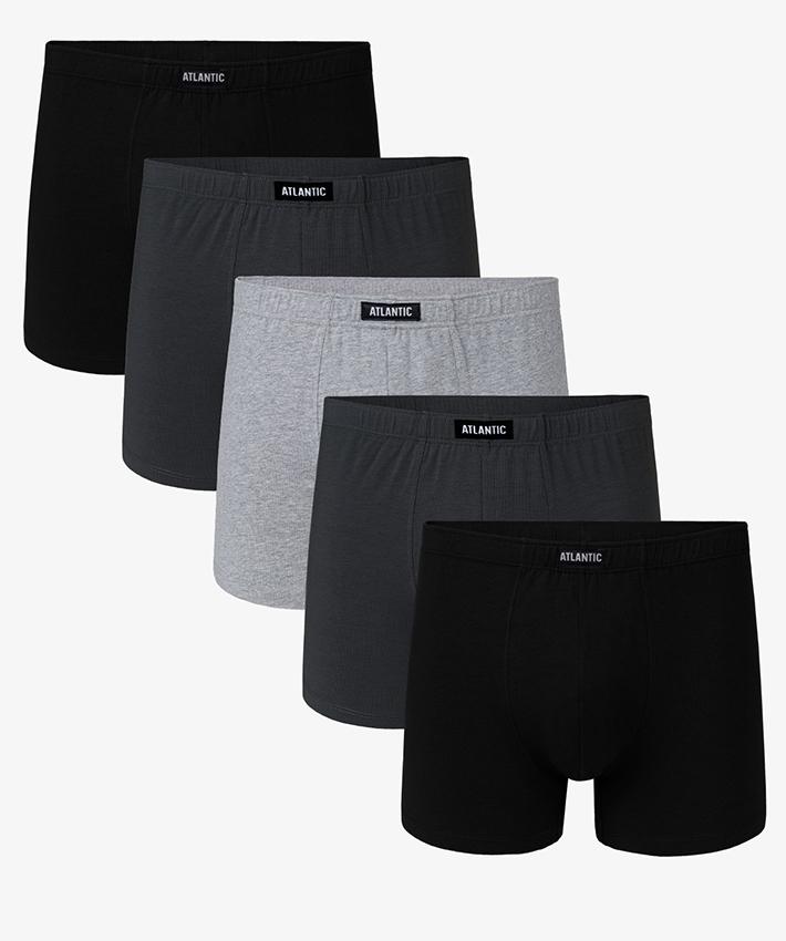 Трусы мужские Atlantic 5SMH-001 шорты хлопок 5 шт. Трусы мужские Atlantic 5SMH-001 шорты хлопок 5 шт.