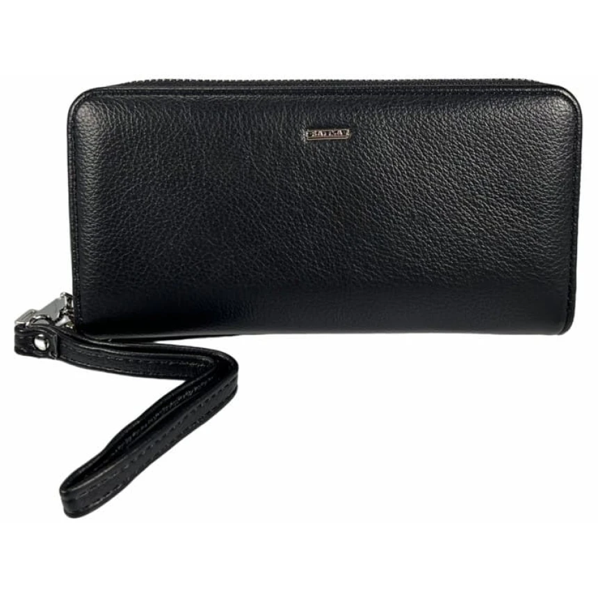 Кошелек женский на молнии Черный (7407-2)