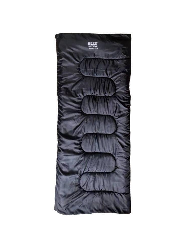 Спальный мешок Bass Polska BH 41991 2в1 с возможностью соединения двух спальников 190x75 см Черный (1168)