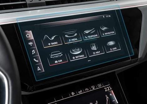 Стекло защитное Pixsel гибридный глянец на монитор Audi E TRON 11,3“ 2019