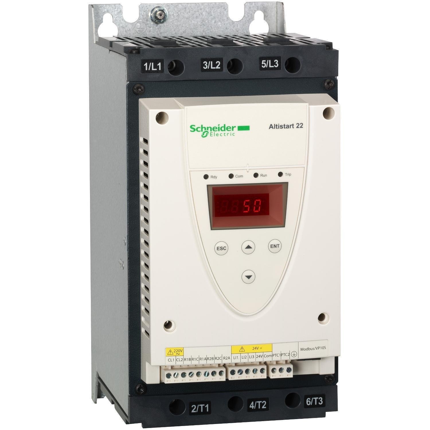 Устройство плавного пуска Schneider Electric ATS22 3Ф 75А 37 кВт 400 В (ATS22D75Q)