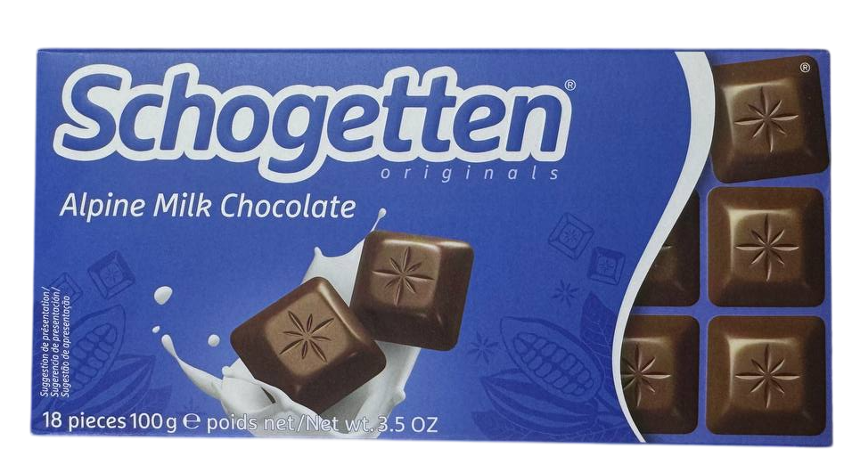 Шоколад Schogetten Альпийский молочный 100 г Шоколад Schogetten Альпийский молочный 100 г