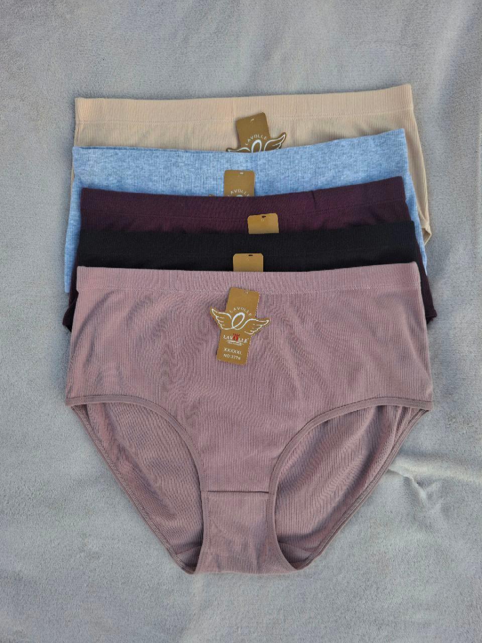 Трусы с широкими боками 5 шт. 5XL Разноцветный (2904184212)