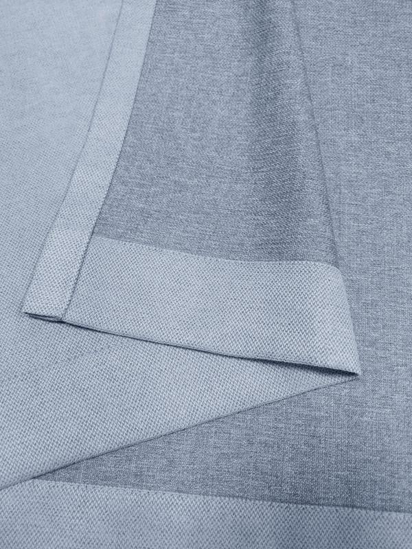 Комплект штор Lux Portiery CALIFORNIA мікровелюр подвійний 250x280 см 2 шт. Блакитний (MD 1338) - фото 2 Комплект штор Lux Portiery CALIFORNIA мікровелюр подвійний 250x280 см 2 шт. Блакитний (MD 1338) - фото 2