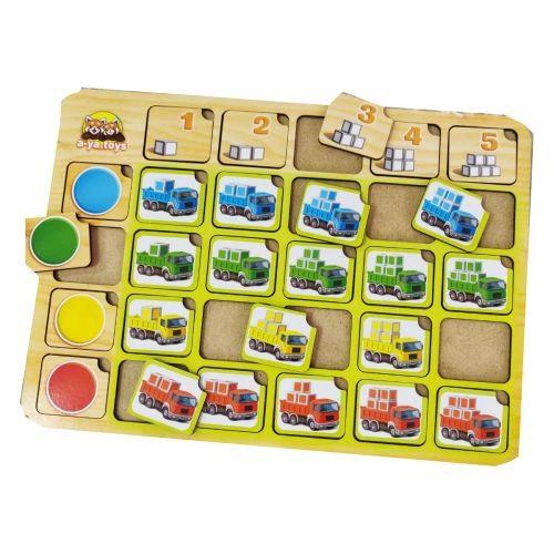 Пазл-сортер Вантажівки Колір та рахунок (13386)