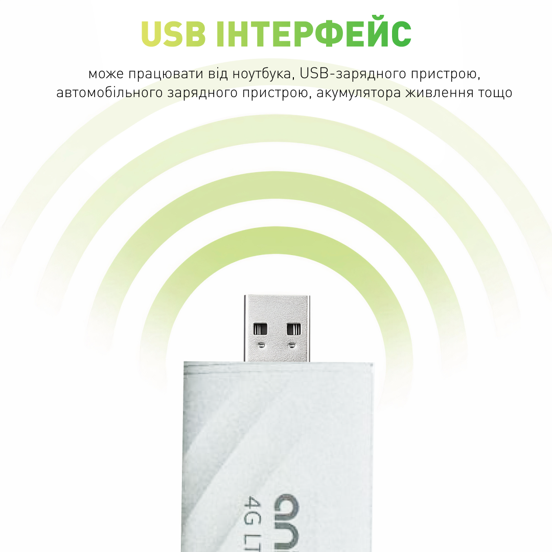 Модем мобільний Andowl WF30 150 Мбит/с 4G LTE USB Stick Andowl LTE Wingle Wifi (db0db2df) - фото 4