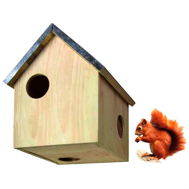 Будиночок для білок з дерева Пінія Бланже (ДДБ-001301) - фото 2 Будиночок для білок з дерева Пінія Бланже (ДДБ-001301) - фото 2