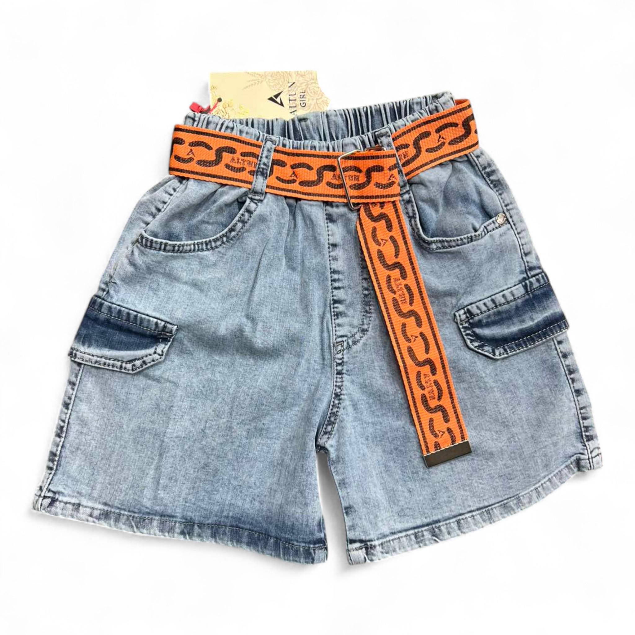 Шорты детские Altun Girl 7800 джинсовые 164 см Jeans (S_7800Jeans/164)