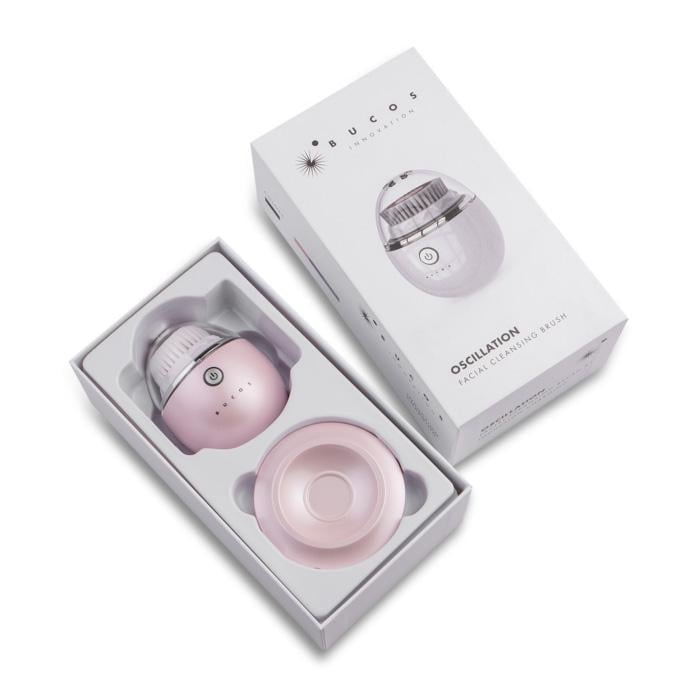 Щетка для лица очищающая BUCOS Facial Cleansing Brush B1 Розовый - фото 4