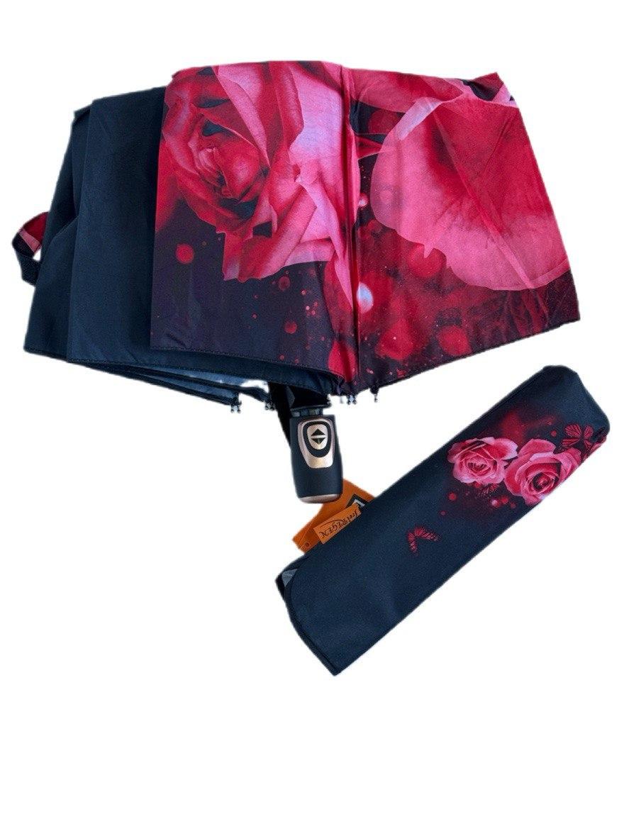 Зонт женский автоматический Frei Regen Розы 9 спиц (001) - фото 5