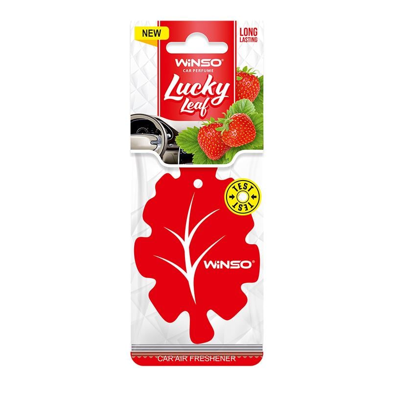 Освіжувач повітря WINSO Lucky Leaf целюлозний Strawbеrry