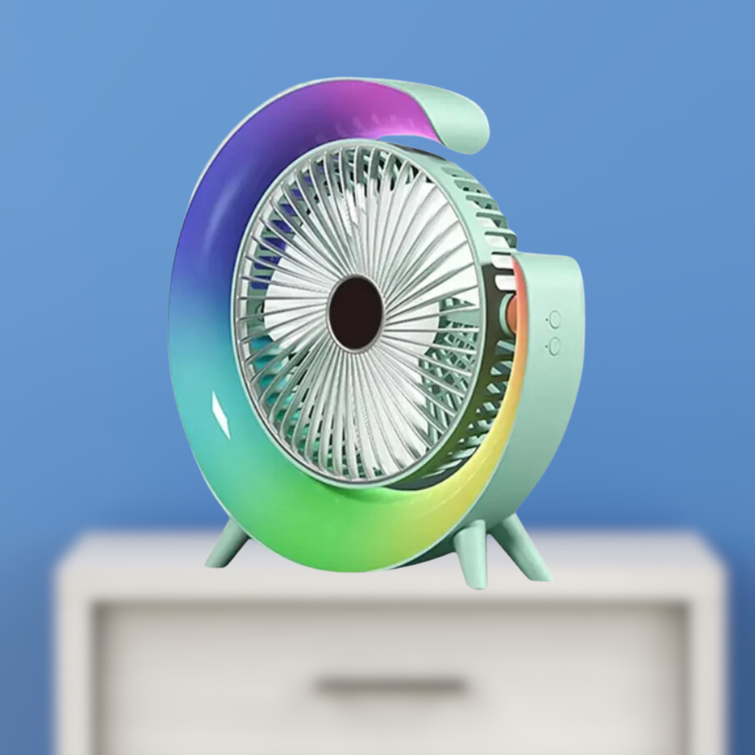 Вентилятор ночной PO-78 аккумуляторный мини USB с подсветкой - фото 2 Вентилятор ночной PO-78 аккумуляторный мини USB с подсветкой - фото 2