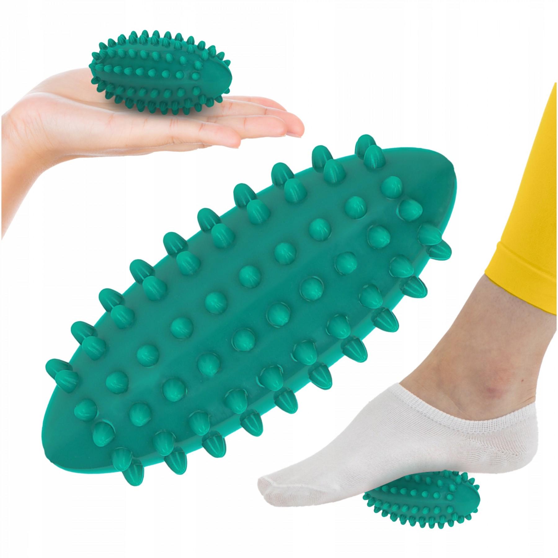 Массажный мяч огурец 4fizjo P-5905973400206 Spike Bean 11,5x5 см Green (51990) - фото 2