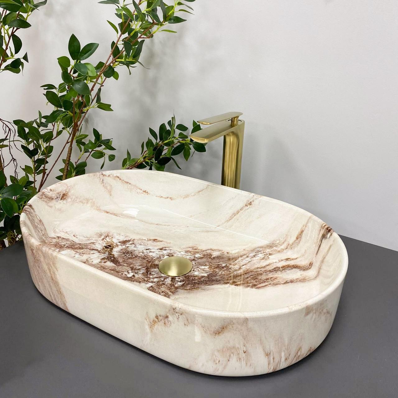 Умывальник накладной VBI VERONA 60 Onyx Glossy (2808389687)