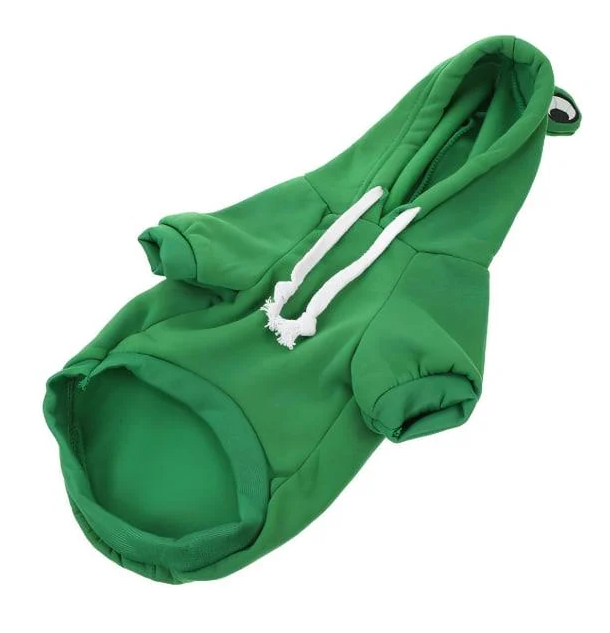 Толстовка с капюшоном для собак Лягушка M