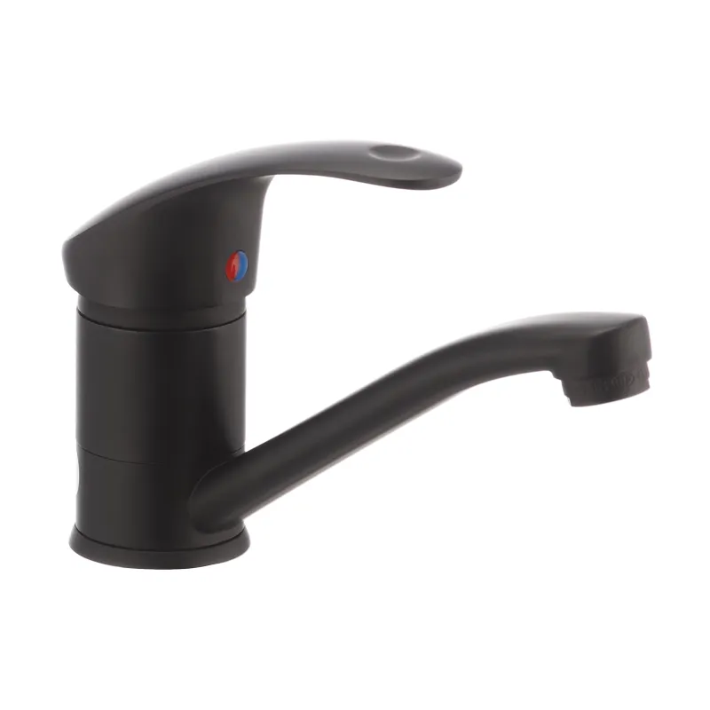 Смеситель для умывальника Haiba Mars 004 излив 15 см Черный (HB0249)