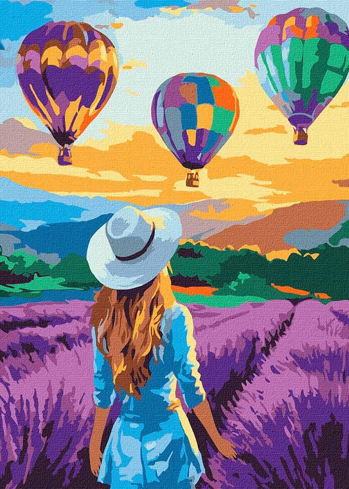 Картина по номерах Ideyka Лавандові пригоди 30х40 см (KHO8660)