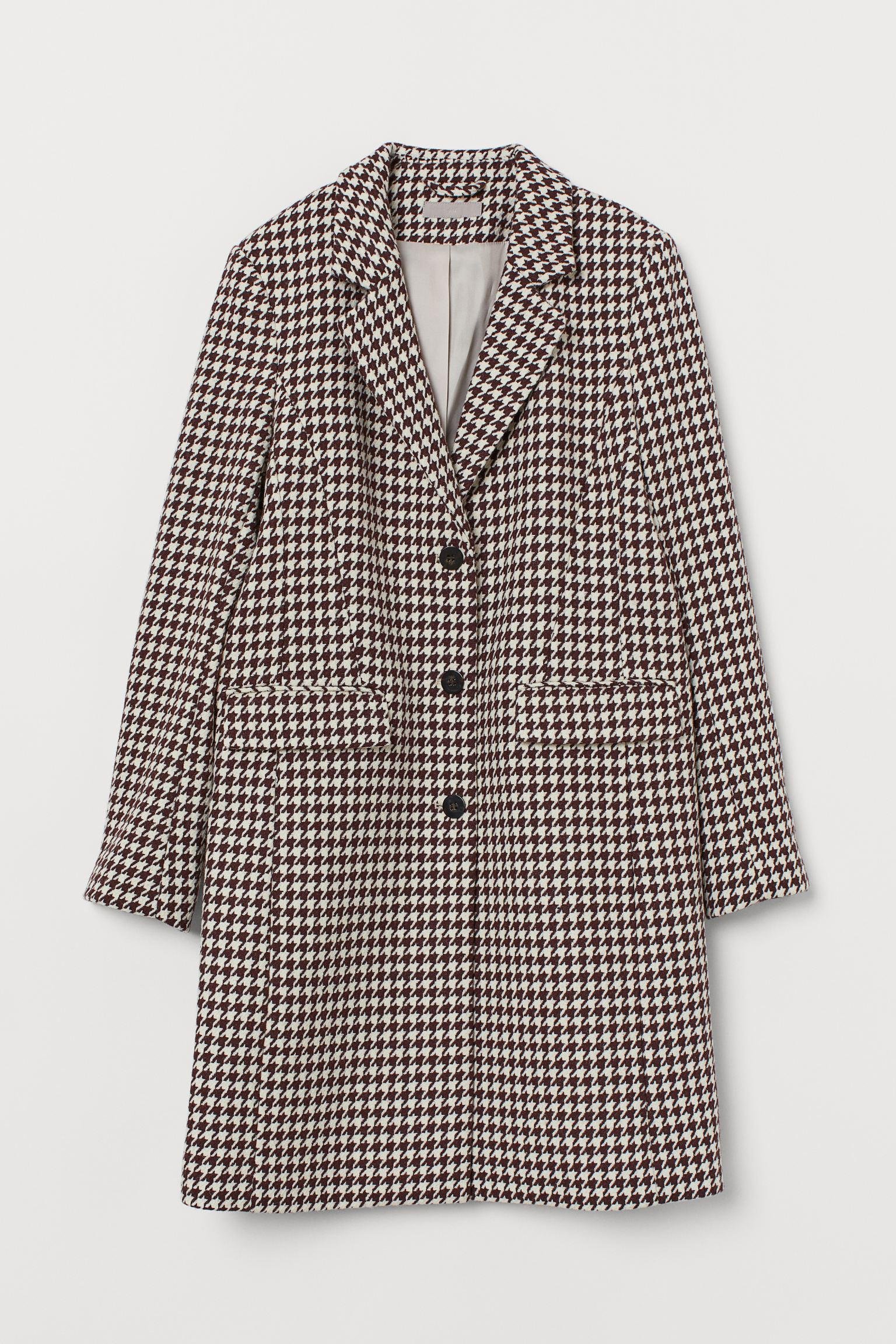 Пальто H&M р. 34 Бордово-білий (5087457360) Пальто H&M р. 34 Бордово-білий (5087457360)