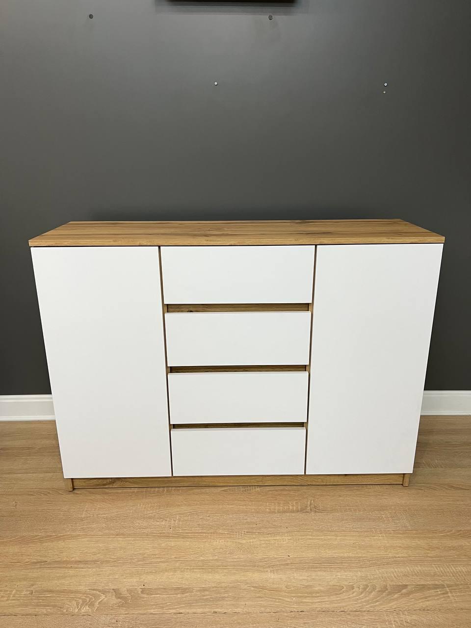 Комод Avrora 1154х370х850 мм Дуб Аппалачи/Белый - фото 7 Комод Avrora 1154х370х850 мм Дуб Аппалачи/Белый - фото 7