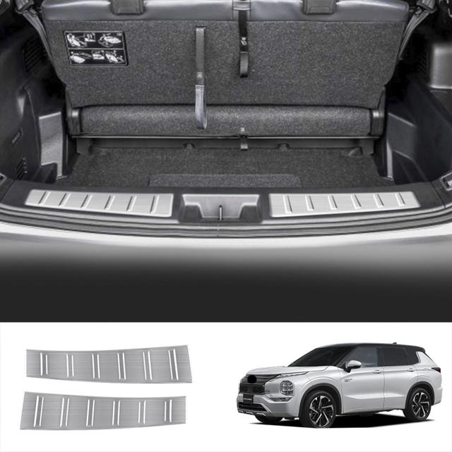 Накладка на внутрішній поріг багажника Mitsubishi Outlander 4 2022-2025 2 шт. (27455820) - фото 5