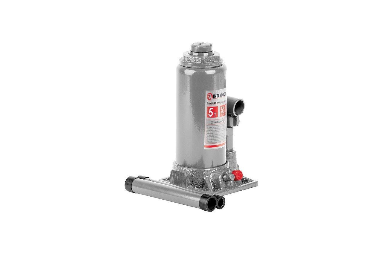 Домкрат гідравлічний Intertool одноштоковий 5 т 355 мм (25064152)