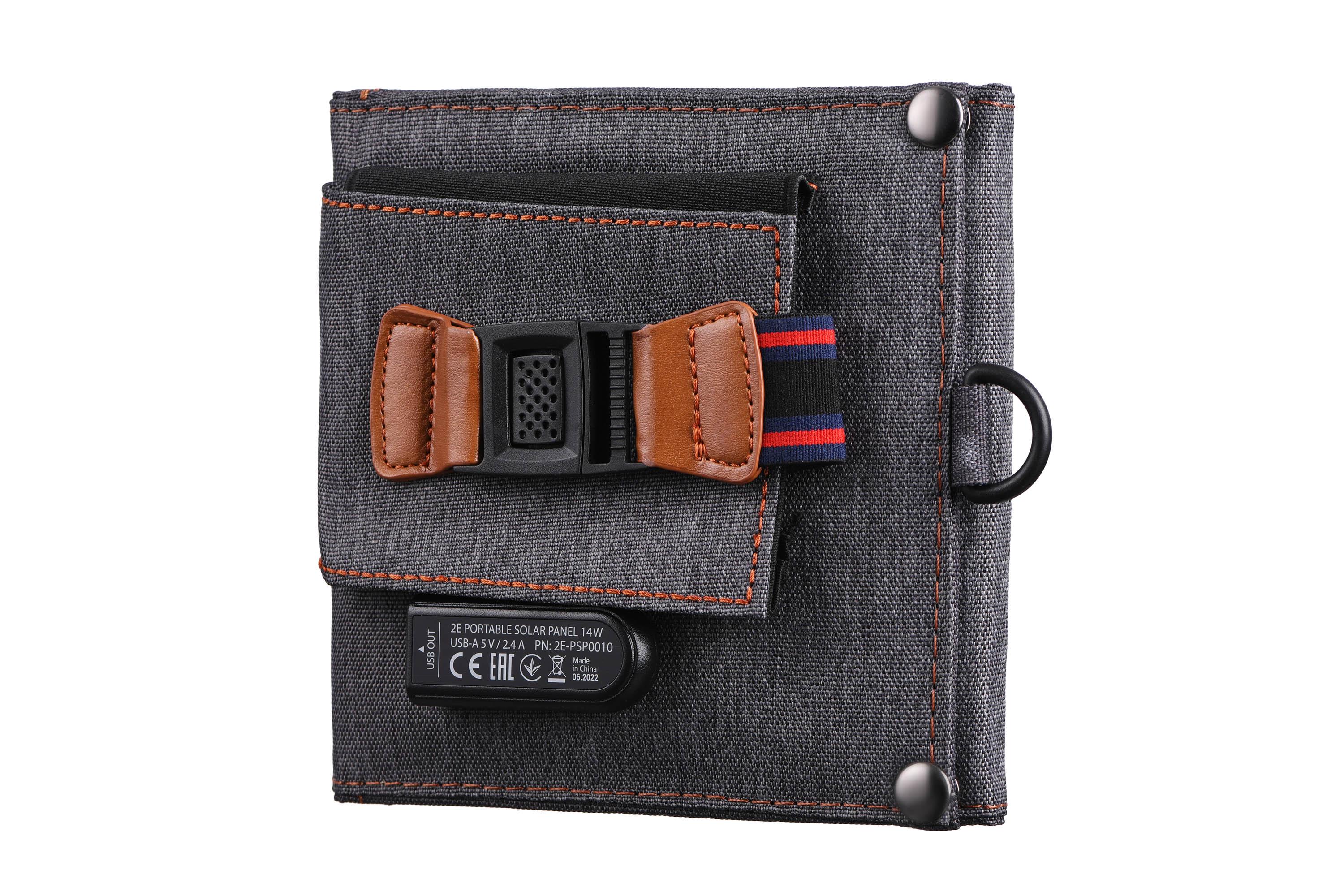 Портативная солнечная панель 2E 14 Вт USB-A 5 V/2,4 A (5451) - фото 2