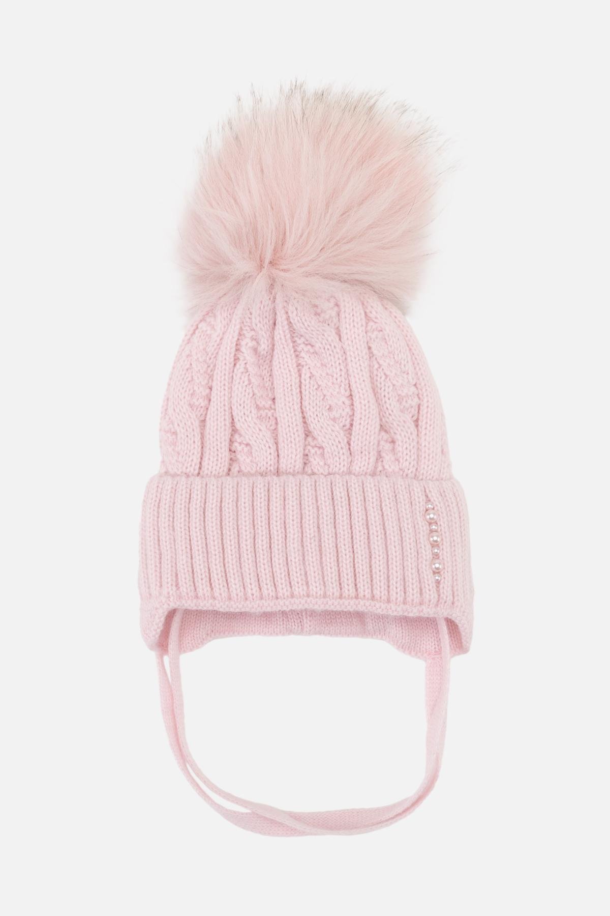 Шапка для дівчинки 40-42 см Рожевий (ЦБ-00263331) Шапка для дівчинки 40-42 см Рожевий (ЦБ-00263331)