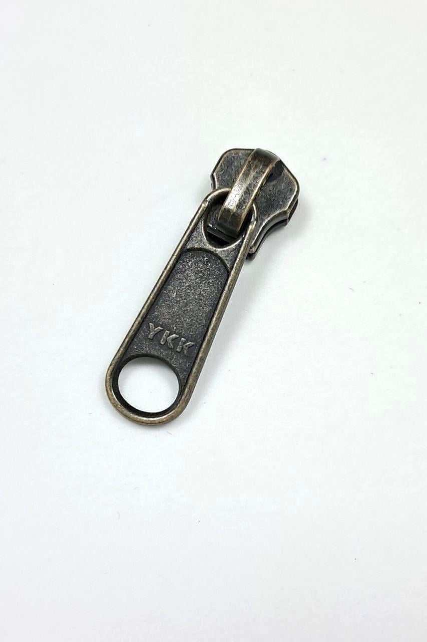 Бігунок YKK метал тип 5 DFL на рулоннублискавку Антик (1964797352)
