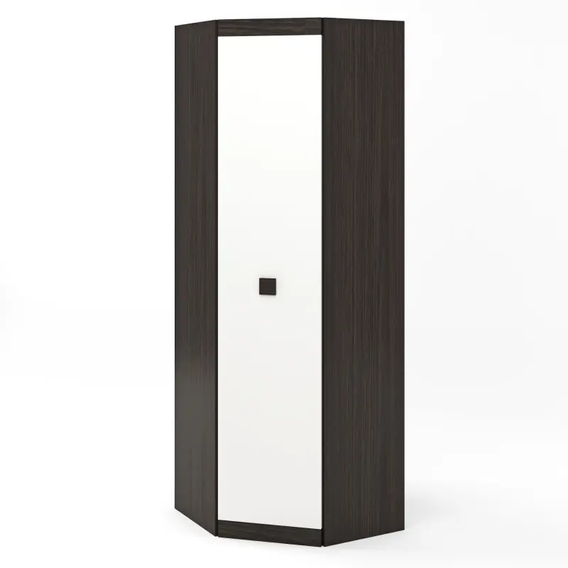 Шкаф угловой Соната 700 Венге темный/Белый (26771569)