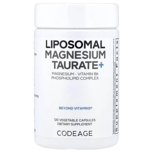 Магний Codeage Liposomal Magnesium Taurate+ 120 Capsules (AGE-60931)