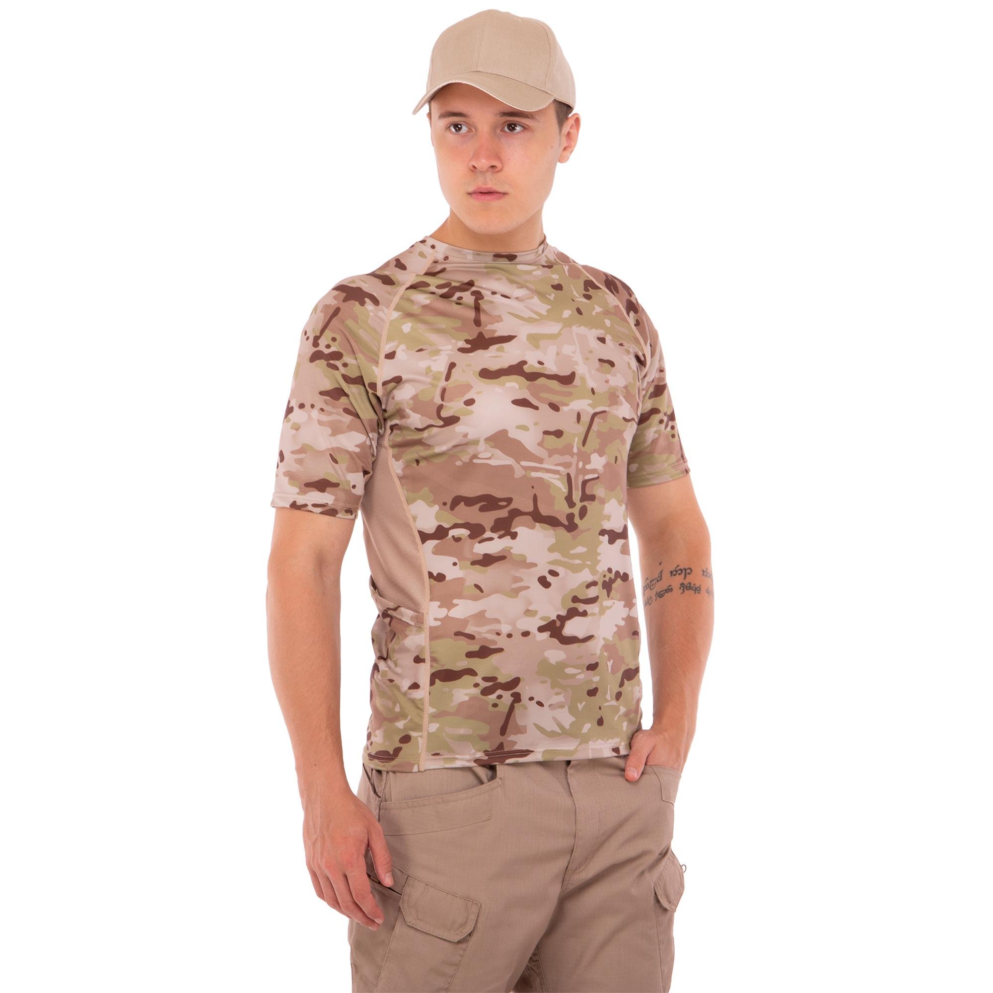 Футболка компрессионная мужская 5.11 М р. 46-48 Камуфляж Multicam (TY-9189)
