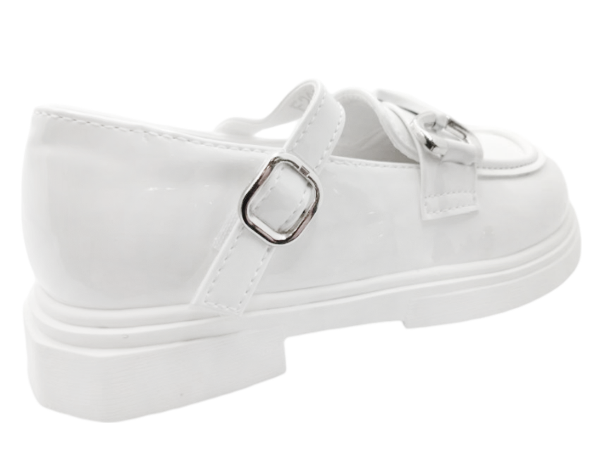 Туфли для девочек Канарейка F2053-4/29 р. 29 Белый - фото 4 Туфли для девочек Канарейка F2053-4/29 р. 29 Белый - фото 4