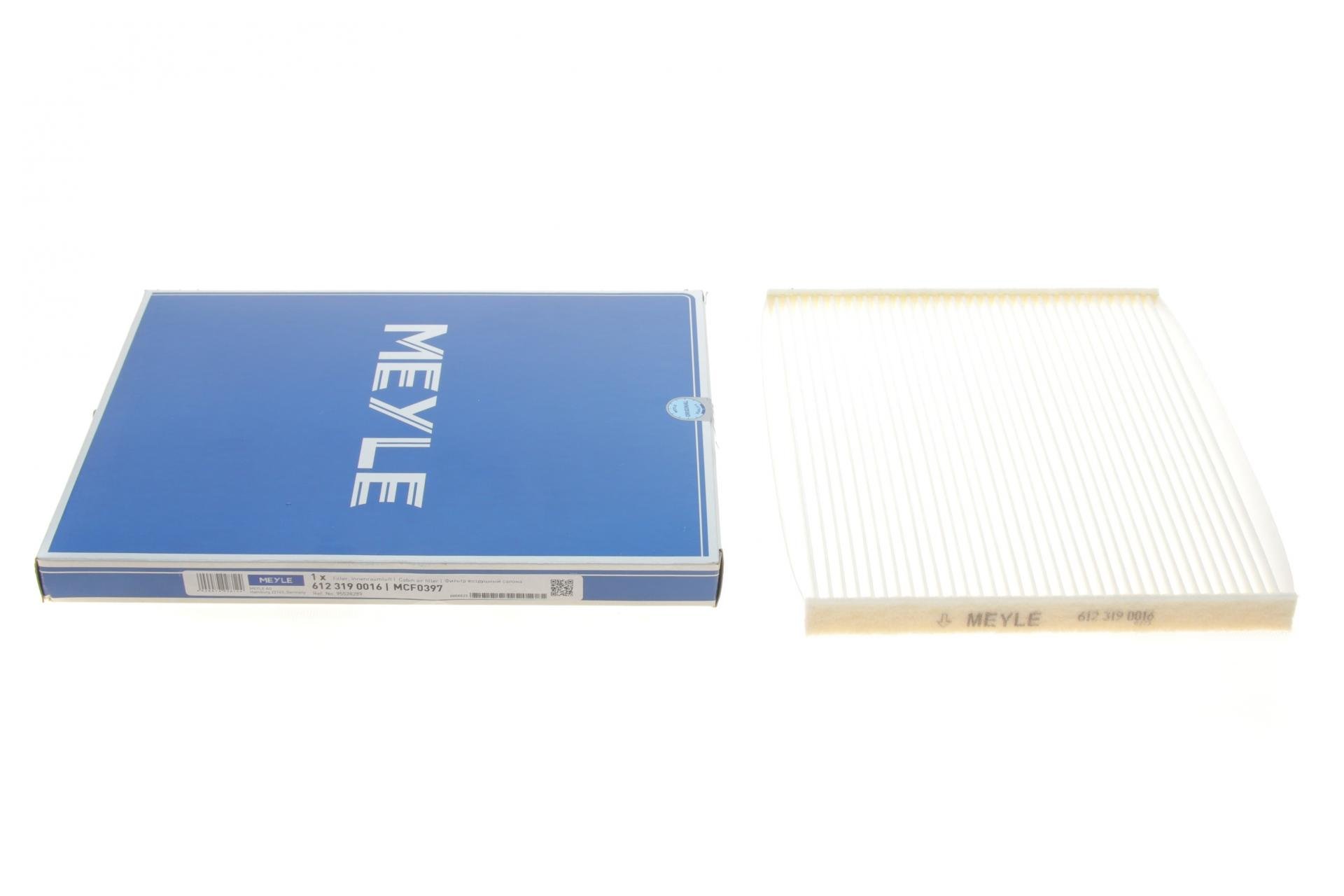 Фильтр салона Meyle для Peugeot Bipper 1,3HDI 10-/Opel Combo 1,3-1,6CDTI/1,4 12-/Fiat Doblo 1,3-1,6D 16- (612 319 0016)