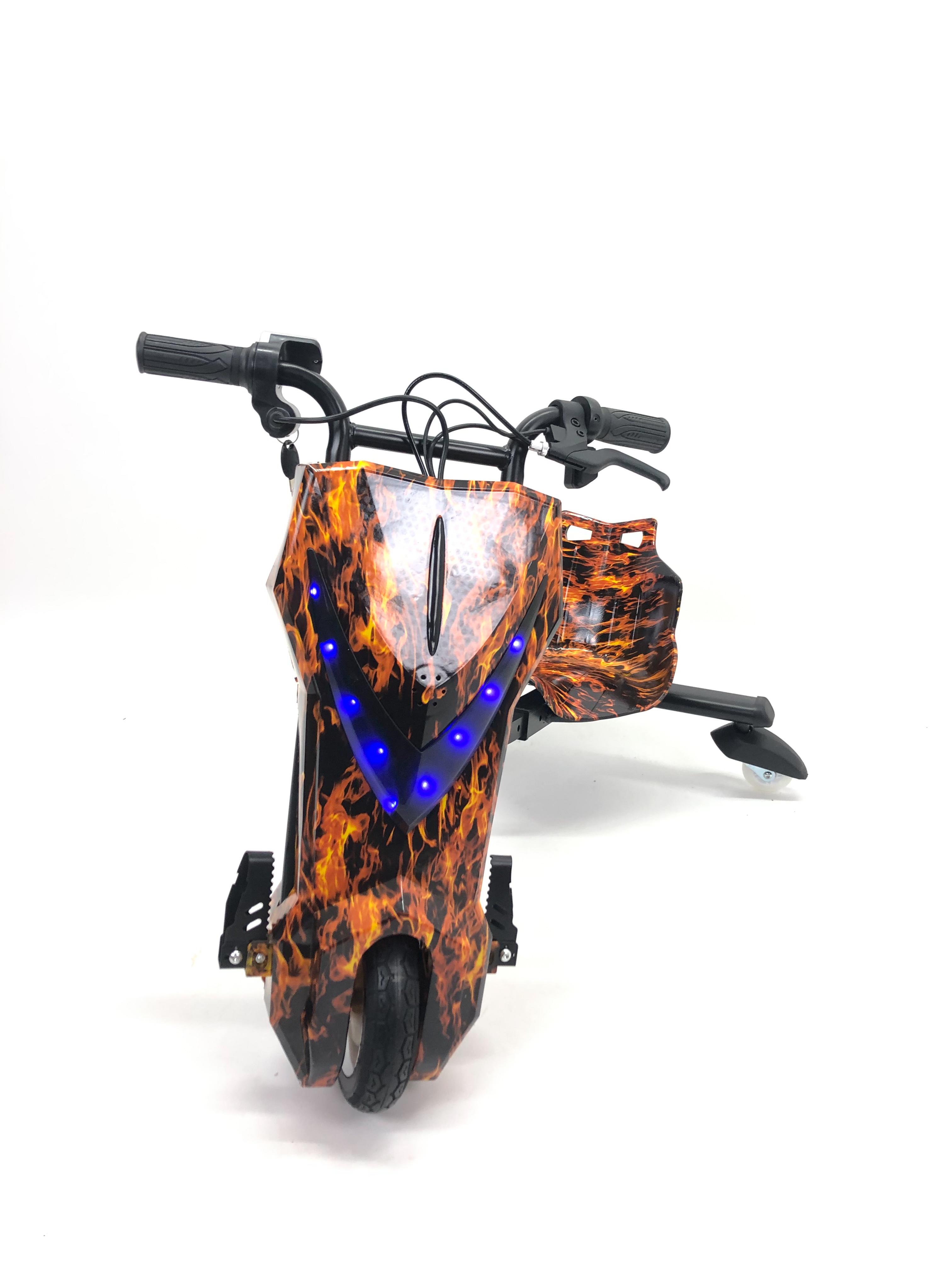 Дріфт-карт Windtech Crazy Bug 500W Помаранчеве полум'я - фото 5