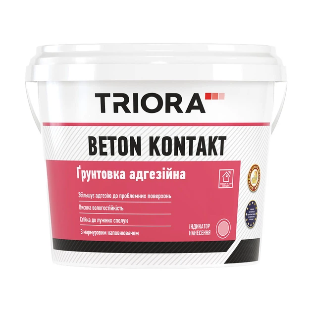 Грунтовка адгезионная для гладких поверхностей TRIORA Beton Kontakt 14 кг (3150871759)