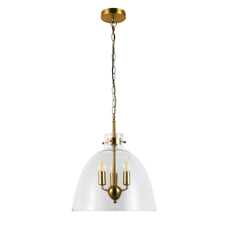 Светильник подвесной свечи Levistella 800P3158S-3 CL Бронзовый/Прозрачный (31261034)