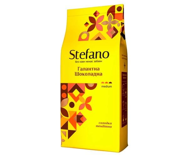 Кофе в зернах Stefano шоколадный трюфель галантный шоколадный 900 г