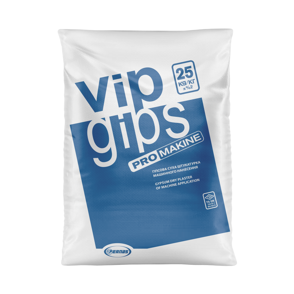 Штукатурка стартова Vipgips Pro Makine машинного нанесення 25 кг (80349)