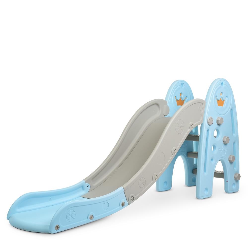 Дитяча гірка пластикова Bambi WM19003-4 довжина спуску 158 см Блакитний (31377949)